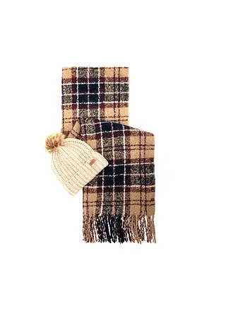 BARBOUR | Geschenkset Beanie und Schal SALTBURN | 